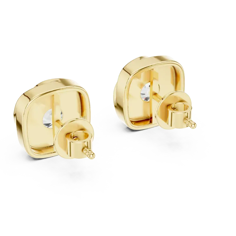 Swirll square Earrings